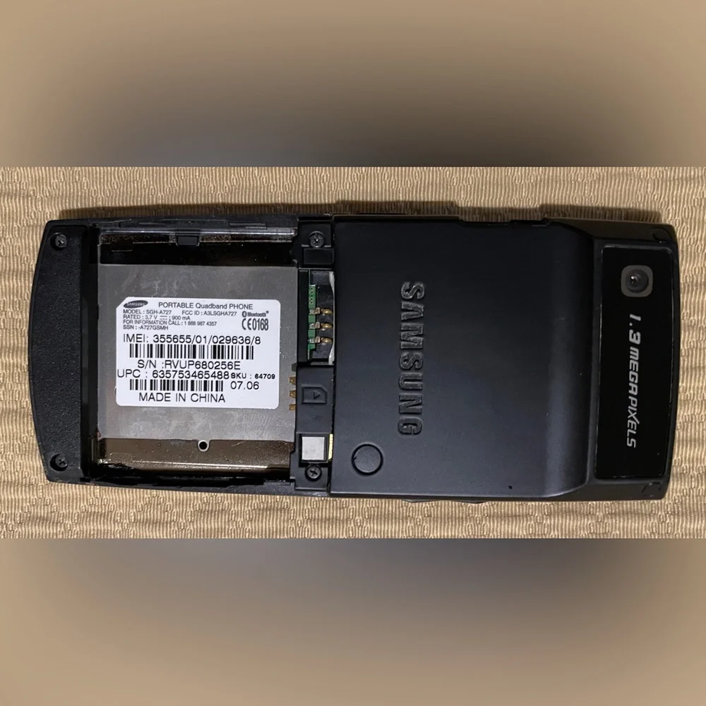 Samsung 3G Mobile Phone Model: SGH-A727 NO BATTERY